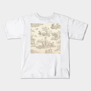 Vintage Canvas of Jouy Kids T-Shirt